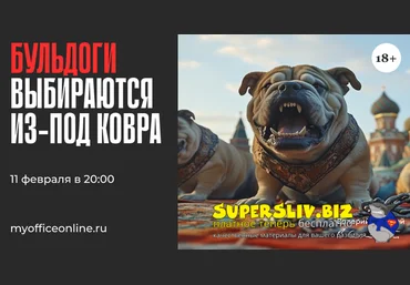 Валерий Соловей Бульдоги выбираются из-под ковра 2025 слив