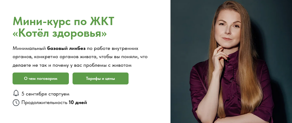Екатерина Берлин Мини-курс по ЖКТ «Котёл здоровья». Тариф Без обратной связи 2025 слив курса