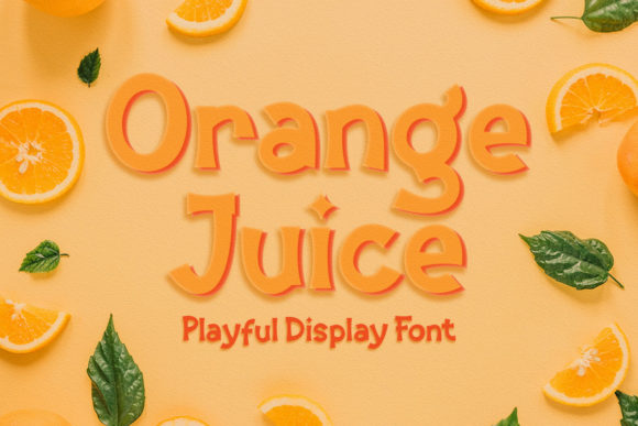 Creativefabrica Orange Juice Font слив курса