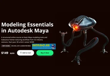 Motion Design School Modeling Essentials in Autodesk Maya 2020 скачать слив