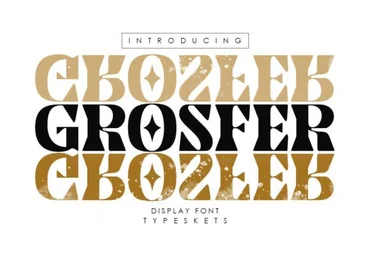 Creativefabrica Grosfer Font 2021 слив