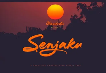 Creativemarket Senjaku - Handlettered Font слив