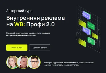 В. Мурашкина, В. Малых, П. Михайлов Внутренняя реклама на Wildberries: Профи 2.0. 2024 слив