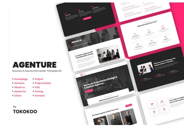 Themeforest Agenture - Agency Elementor Template Kit слив