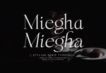 Myfonts Miegha Font Family 2021 слив