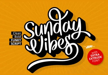 Creativefabrica Sunday Vibes Font слив