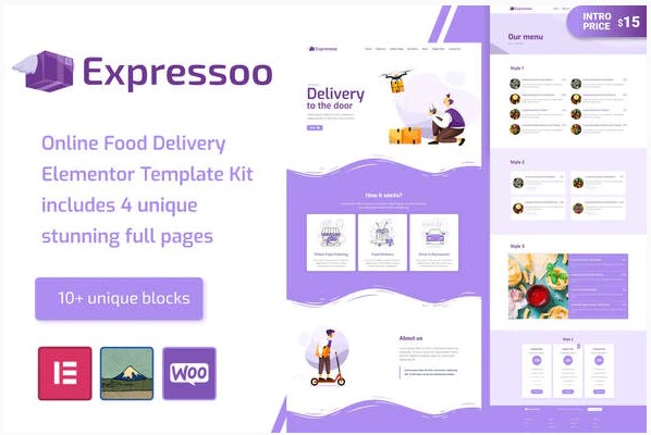 Themeforest Expressoo - Online Food Delivery Template Kit слив курса