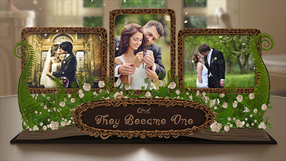 After Effects Wedding Album Pop up Book слив курса