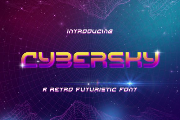 Creativefabrica Cybersky Font 2021 слив курса