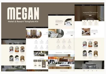 Themeforest Megan - Hotel Booking Template Kit слив