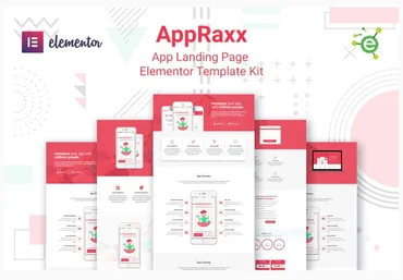 Themeforest AppRaxx - App Landing Page Elementor Template Kit слив