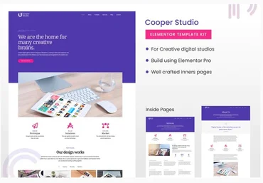 Themeforest Cooper Studio Elementor Template Kit слив