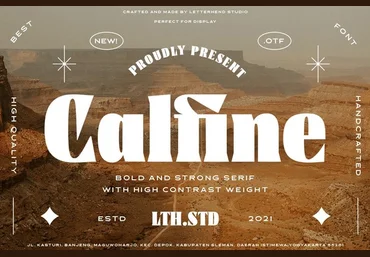 Creativemarket Calfine Font слив