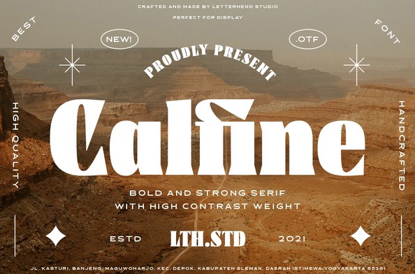 Creativemarket Calfine Font слив курса