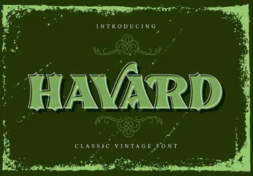 Creativefabrica Havard Font 2022 слив