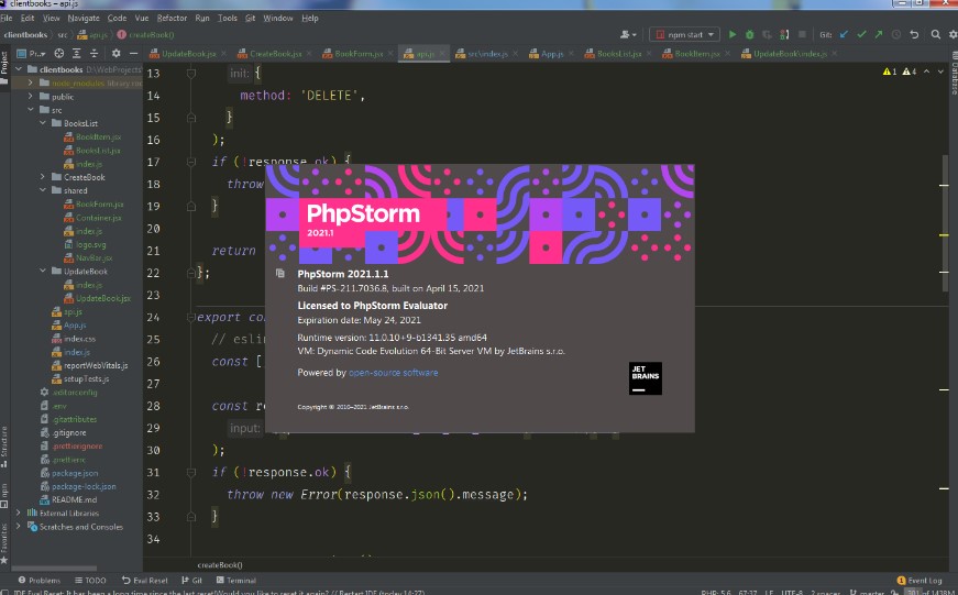 JetBrains PhpStorm 2021.1.1 слив курса