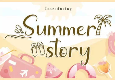 Fontbundles Summer Story 2021 слив