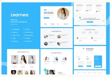 Themeforest Learnera - e-Learning Elementor Template Kit слив