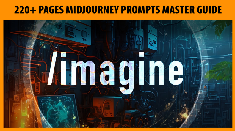 Коллектив авторов Midjourney мастер-гайд подсказок 2023 слив курса