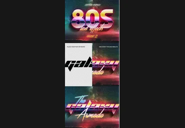 Graphicriver 80s Text Effects Vol.2 2020 слив