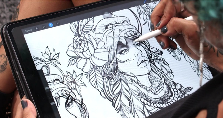 Domestika Tania Maia - Дизайн и иллюстрация татуировок в Procreate 2020 слив курса