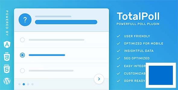 CodeCanyon TotalPoll Pro v4.3.2 NULLED - плагин опросов для WordPress слив курса
