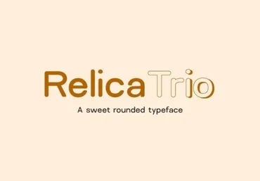 Creativefabrica Relica Trio Font 2021 слив