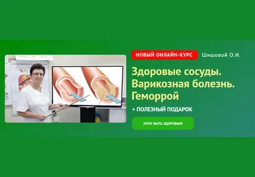 Ольга Шишова Здоровые сосуды. Варикозная болезнь. Геморрой 2024 слив