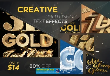 Креативные Текстовые Эффекты для Photoshop слив