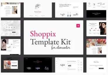 Themeforest Shoppix - Luxury & Jewellery Shop Elementor Template Kit слив