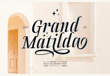 Creativefabrica Grand Matilda Font 2021 слив