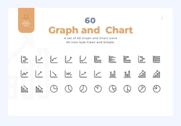 EnvatoElements 60 Graph and Chart Icons - Material Icon 2019 слив