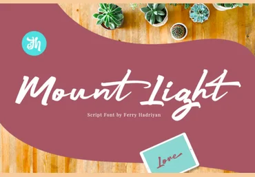 Creativefabrica Mount Light Font слив