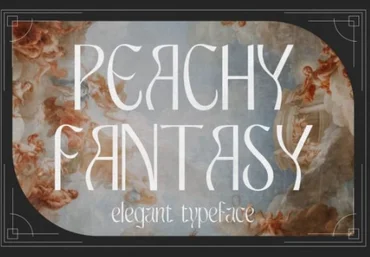 Creativefabrica Peachy Fantasy Font 2022 слив