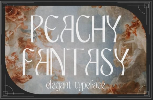 Creativefabrica Peachy Fantasy Font 2022 слив курса