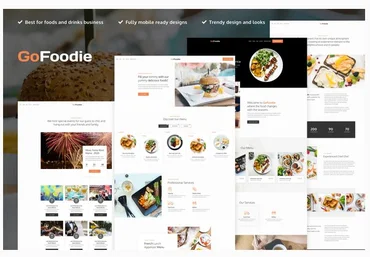 Themeforest GoFoodie - A premium template kits for Elementor слив