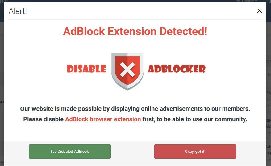InvisionCommunity Enhanced AdBlock Blocker 2.0.6 - детектор AdBlock для IPS 4 слив курса
