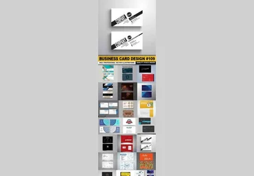 Business Card Design #109 - 25 Vector слив