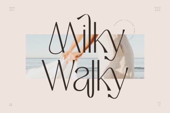 Creativefabrica Milky Walky Font 2021 слив курса