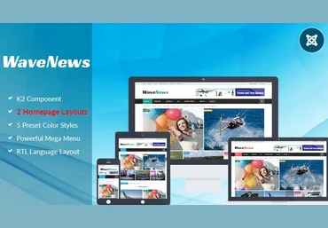 Smartaddons SJ WaveNews v3.9.6 - новостной шаблон Joomla слив