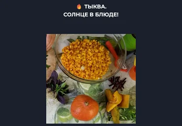 Вероника Порсина Тыква. Солнце в блюде 2024 слив