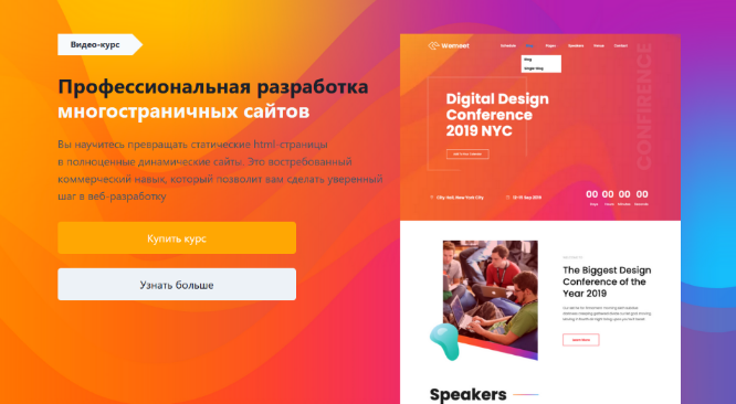 Николай Миронов wpmoscow Профессиональная разработка многостраничных сайтов 2024 слив курса