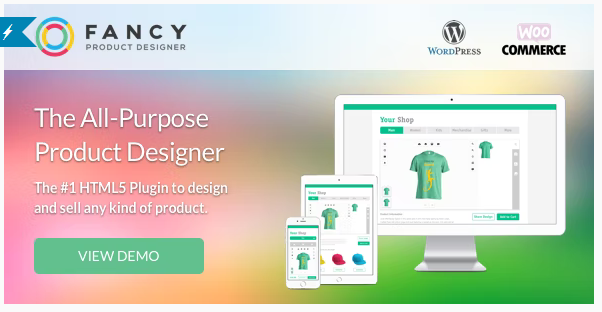 Codecanyon Fancy Product Designer v4.7.5 - дизайн отображения товара для WooCommerce 2022 слив курса