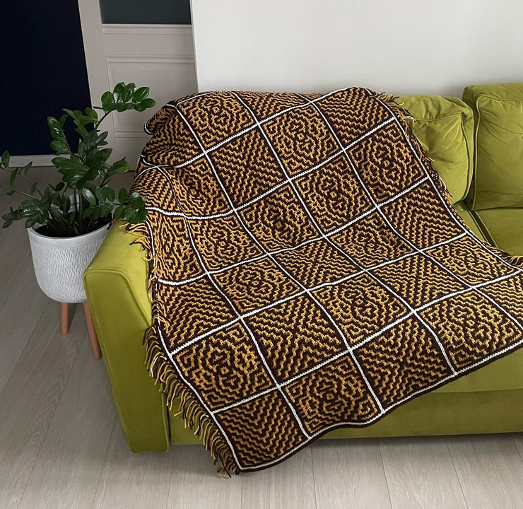 Юлия Гендина poufpeople Вязание Курс Мозаичный пэчворк 2022 слив курса