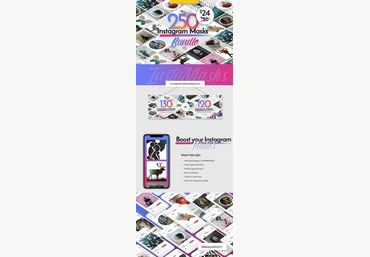 Creativemarket 250 InstaMasks Bundle слив