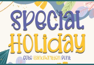 Creativefabrica Special Holiday Font слив