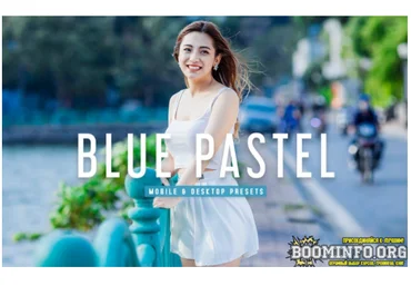 Elements.Envato Blue Pastel Mobile & Desktop Lightroom Presets 2021 слив