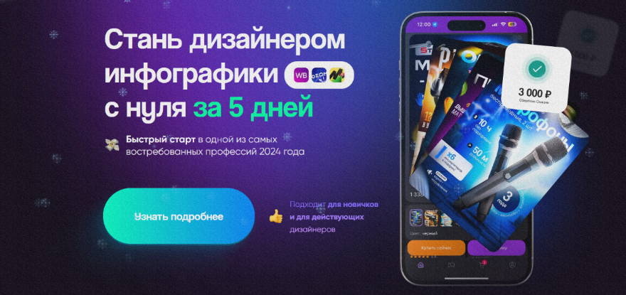 Роман Одуванов Стань дизайнером инфографики с нуля за 5 дней 2024 слив курса
