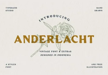 Creativefabrica Anderlacht Font 2021 слив