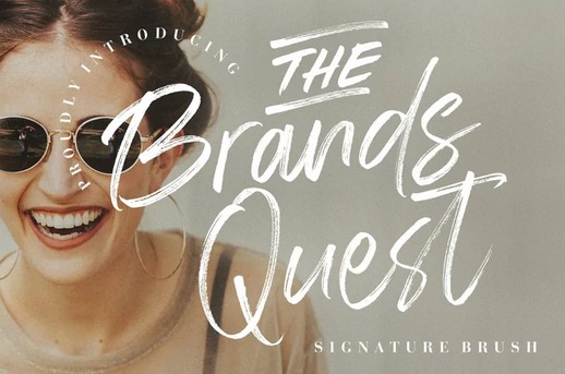 Fontbundles The Brands Quest Signature Brush Font слив курса